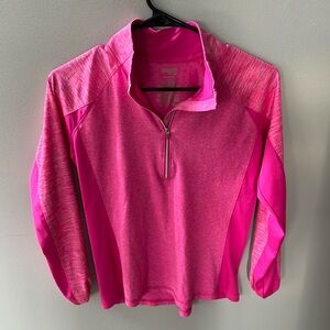 Half zip workout top